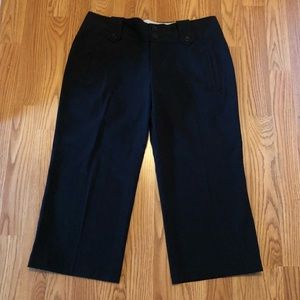 Black Mossimo Stretch Cropped Dress Pant